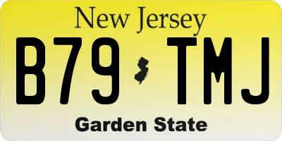 NJ license plate B79TMJ