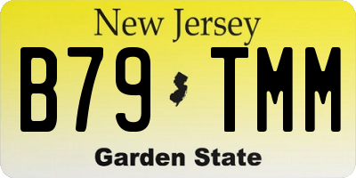 NJ license plate B79TMM