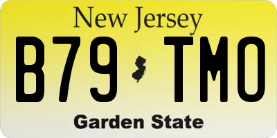 NJ license plate B79TMO