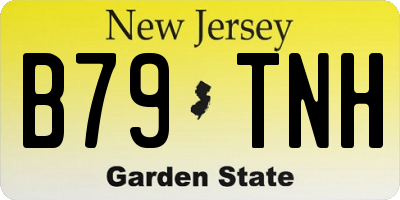 NJ license plate B79TNH