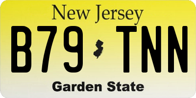 NJ license plate B79TNN