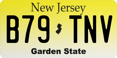 NJ license plate B79TNV
