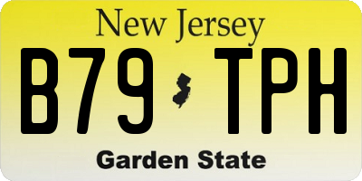 NJ license plate B79TPH