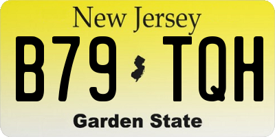 NJ license plate B79TQH