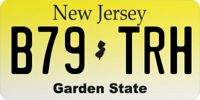 NJ license plate B79TRH