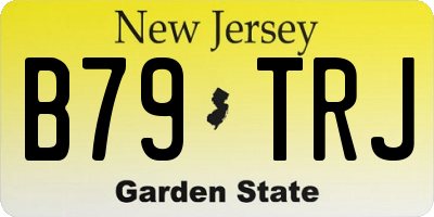 NJ license plate B79TRJ