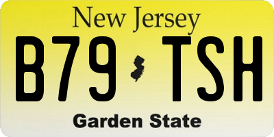 NJ license plate B79TSH