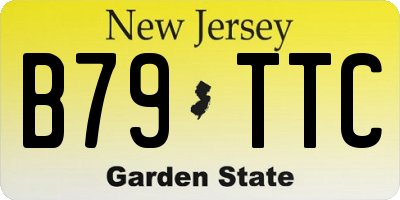 NJ license plate B79TTC