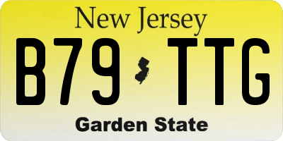 NJ license plate B79TTG