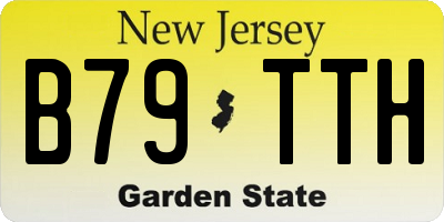 NJ license plate B79TTH