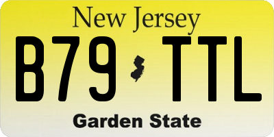 NJ license plate B79TTL
