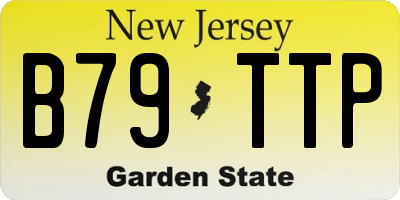 NJ license plate B79TTP