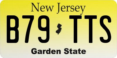NJ license plate B79TTS