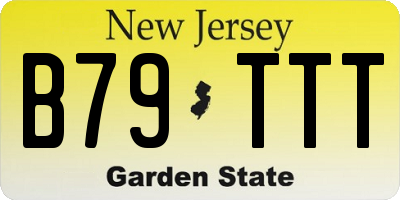 NJ license plate B79TTT