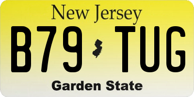 NJ license plate B79TUG