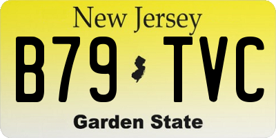 NJ license plate B79TVC