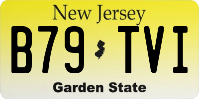 NJ license plate B79TVI