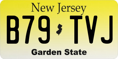 NJ license plate B79TVJ
