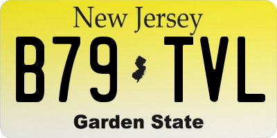 NJ license plate B79TVL