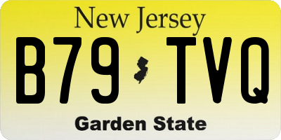 NJ license plate B79TVQ