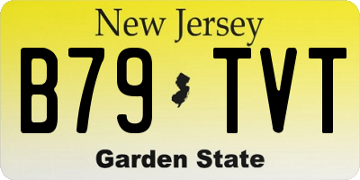 NJ license plate B79TVT