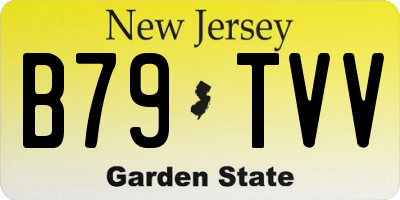 NJ license plate B79TVV