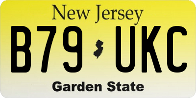 NJ license plate B79UKC