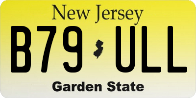 NJ license plate B79ULL