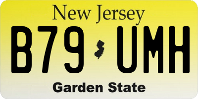 NJ license plate B79UMH