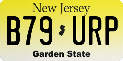 NJ license plate B79URP