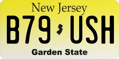NJ license plate B79USH