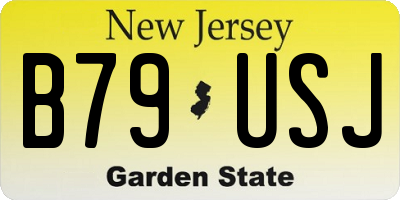 NJ license plate B79USJ