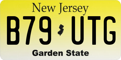 NJ license plate B79UTG
