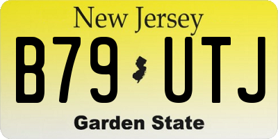 NJ license plate B79UTJ