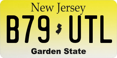 NJ license plate B79UTL