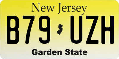 NJ license plate B79UZH