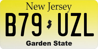 NJ license plate B79UZL
