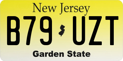 NJ license plate B79UZT