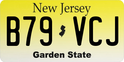 NJ license plate B79VCJ