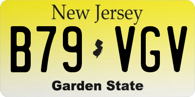 NJ license plate B79VGV