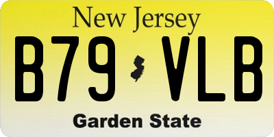NJ license plate B79VLB