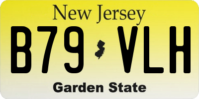 NJ license plate B79VLH