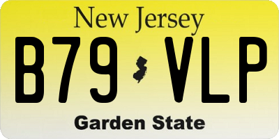 NJ license plate B79VLP