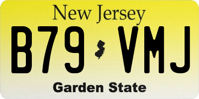 NJ license plate B79VMJ