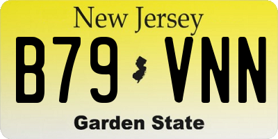 NJ license plate B79VNN