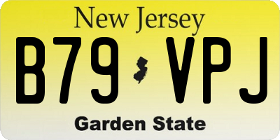 NJ license plate B79VPJ
