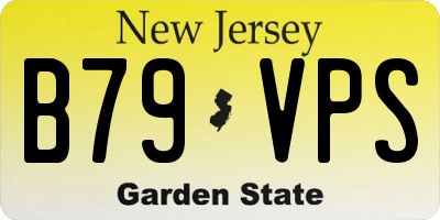 NJ license plate B79VPS