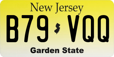 NJ license plate B79VQQ