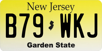 NJ license plate B79WKJ