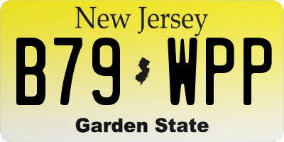 NJ license plate B79WPP